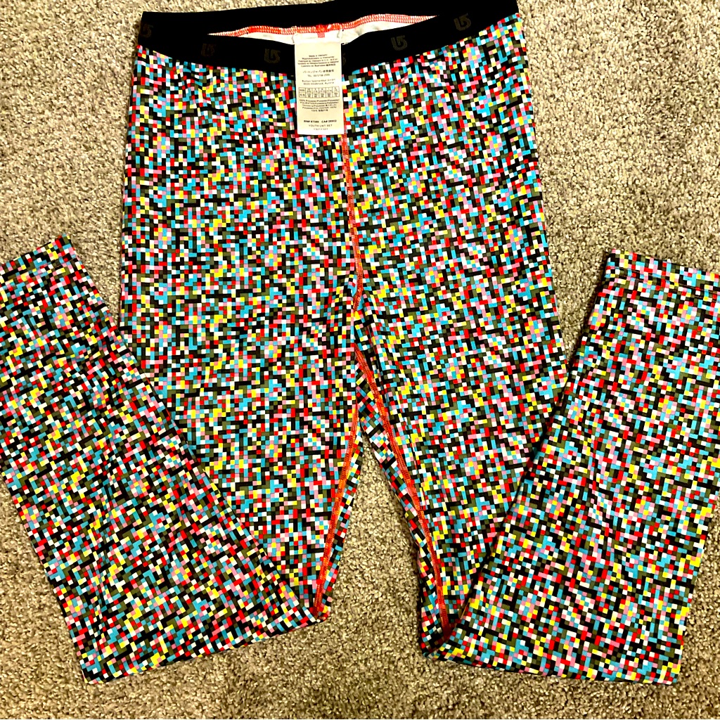 Burton Long Underwear Leggings, Size Youth Xl, Euc